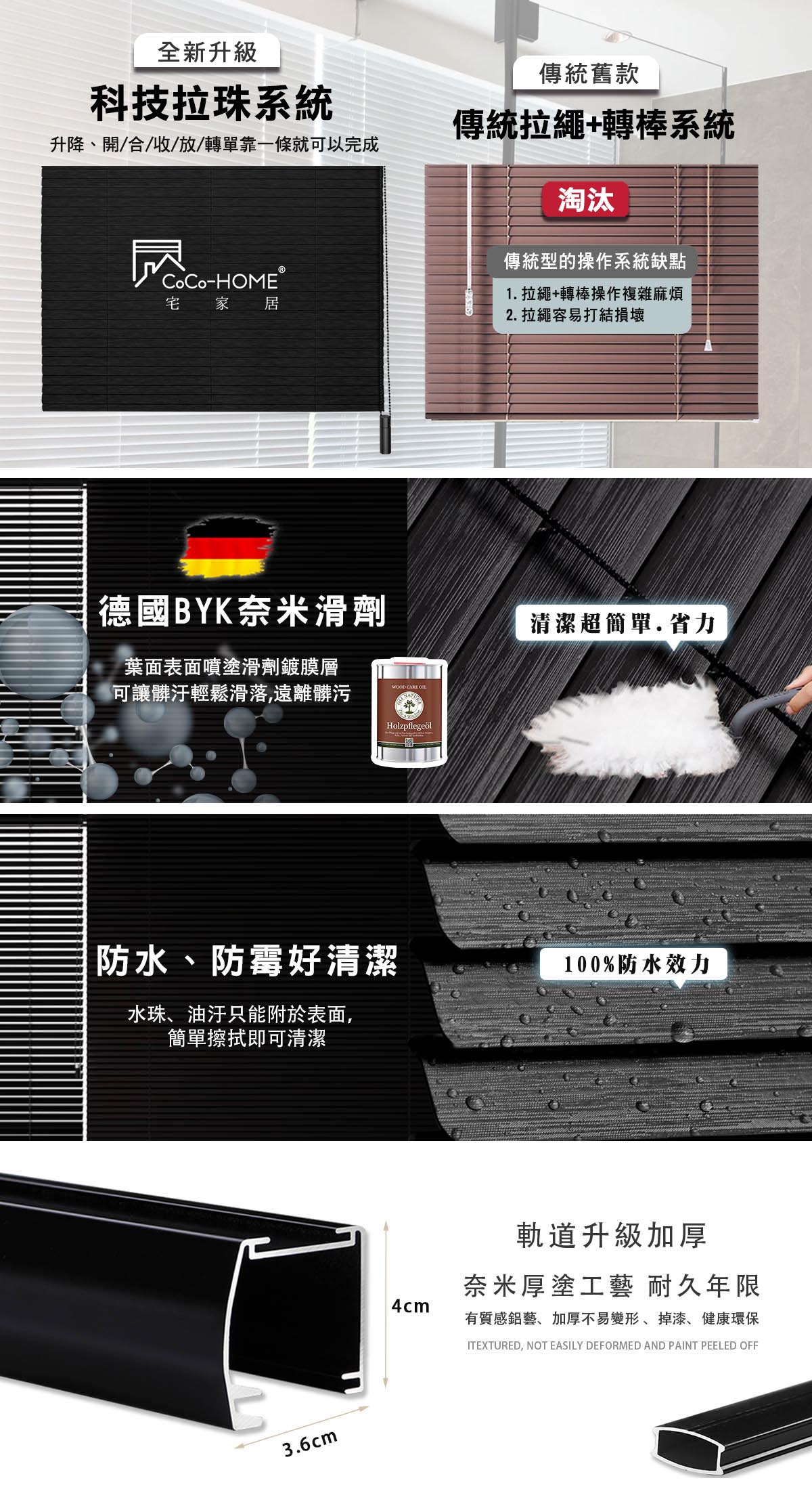 CoCo-Home宅家居_科技百葉窗簾特色