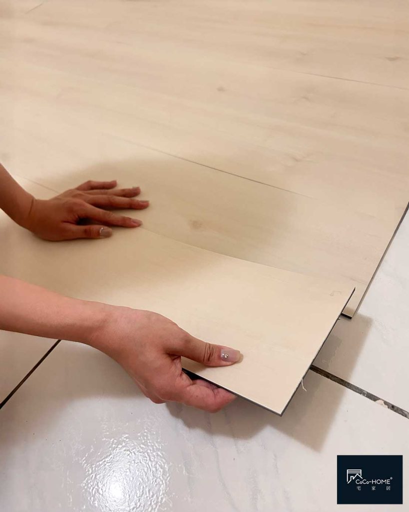 CoCoHome免膠科技地板-實作案例