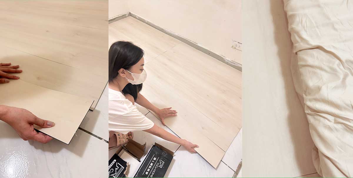 CoCoHome免膠科技地板-實作案例