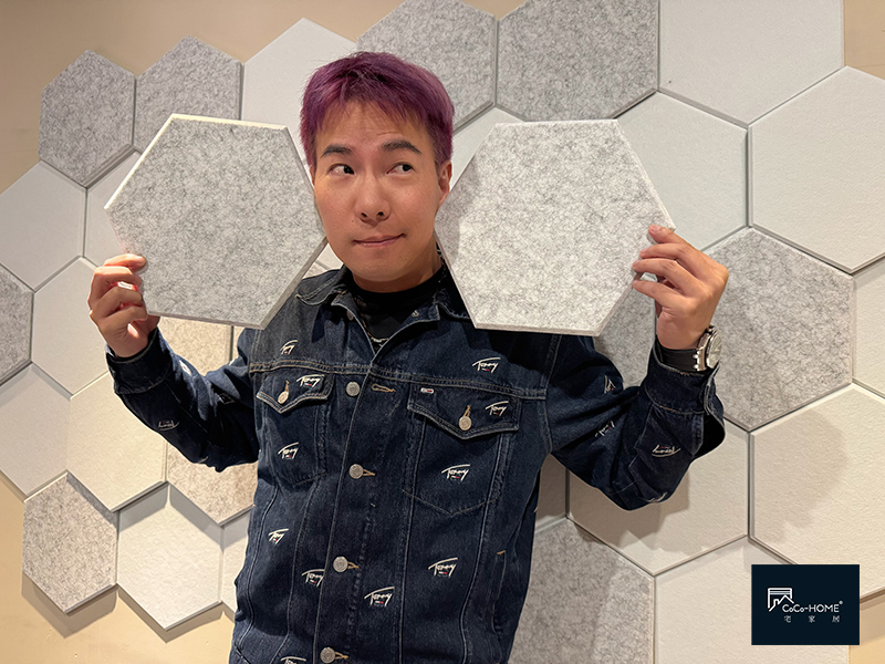 CocoHome免膠立體吸音/隔音板-實作案例