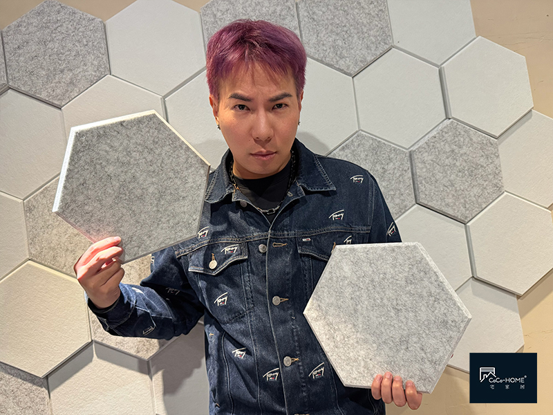 CocoHome免膠立體吸音/隔音板-實作案例