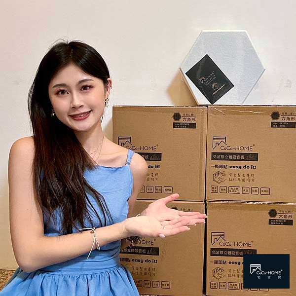 CoCo-Home宅家居_免膠立體吸音/隔音板開箱分享