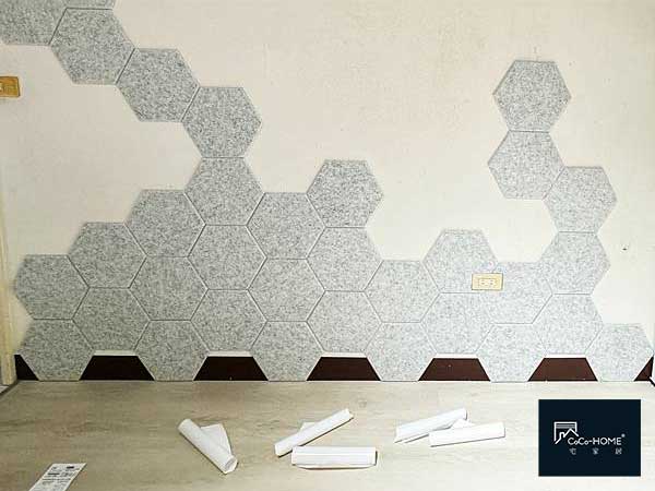 CoCoHome免膠立體吸音/隔音板-實作案例