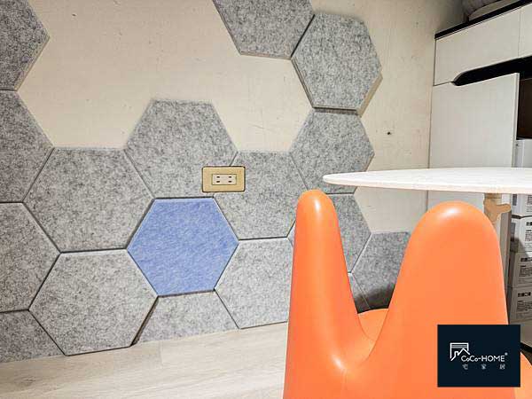 CoCoHome免膠科技地板、免膠立體吸音隔音板實作案例