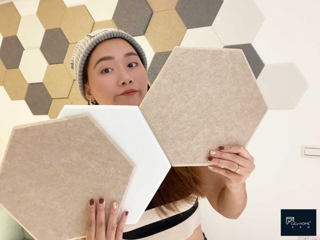CoCoHome免膠立體吸音/隔音板-實作案例