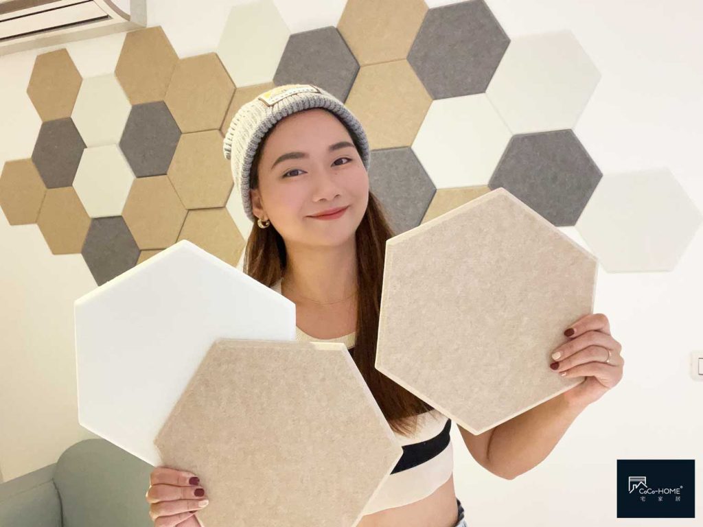 CoCoHome免膠立體吸音/隔音板-實作案例