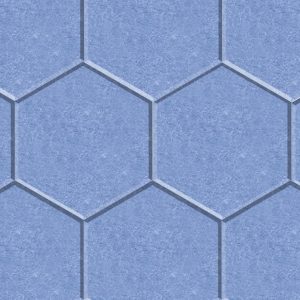 CoCo-Home免膠立體吸音隔音板_六角形淺天藍