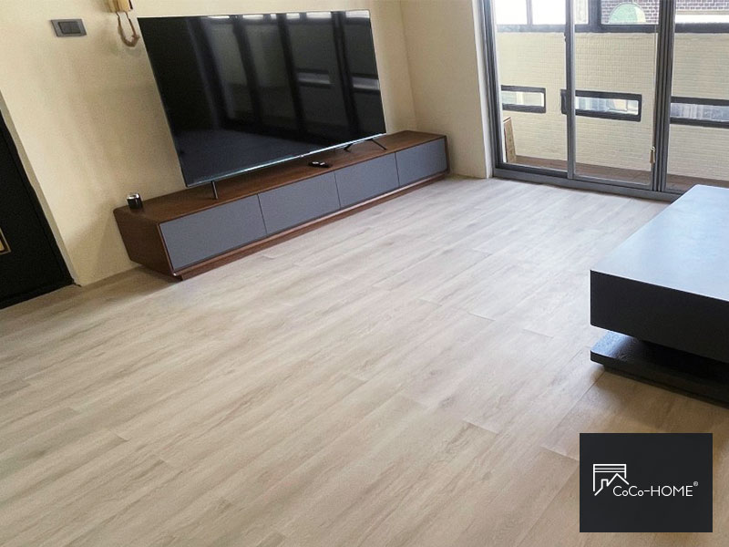 CocoHome宅家居裝修_免膠科技地板案例