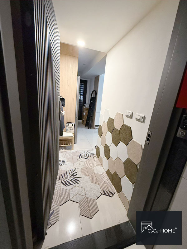 CoCo-Home宅家居裝修_免膠立體吸音隔音板_客戶完工實例