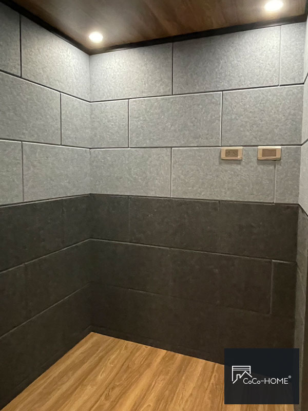 CoCo-Home宅家居裝修_免膠立體吸音隔音板_客戶完工實例