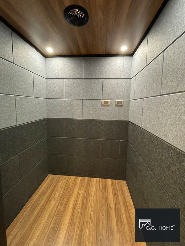 CoCo-Home宅家居裝修_免膠立體吸音隔音板_客戶完工實例