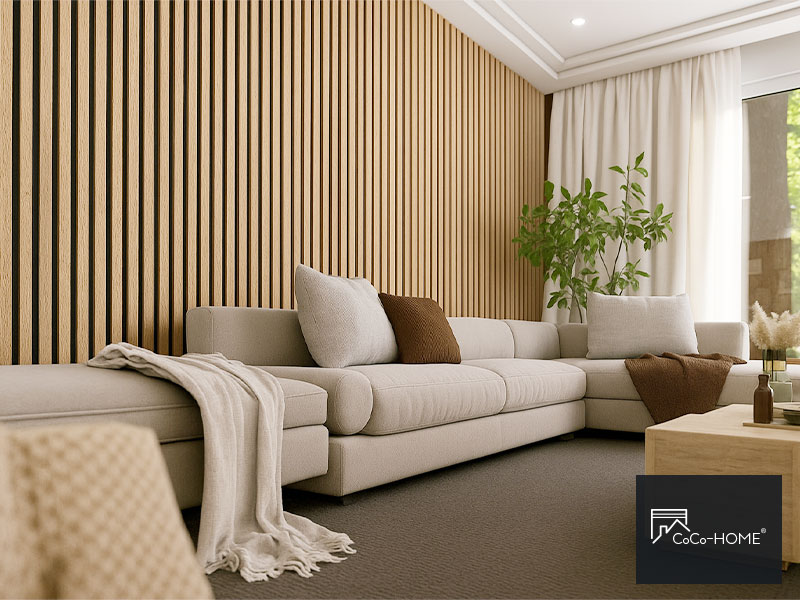 CoCo-Home宅家居-吸音木格柵板案例