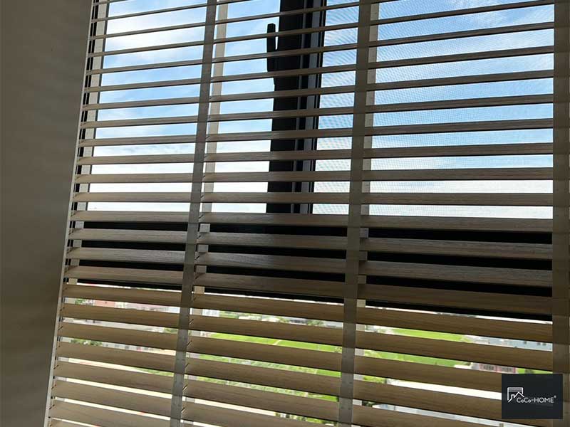 CoCo-Home宅家居-實木百葉窗簾案例