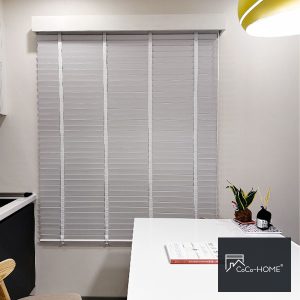 CoCo-Home宅家居-實木百葉窗簾案例 OL5019-杓白木