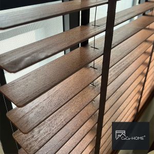 CoCo-Home宅家居-實木百葉窗簾案例