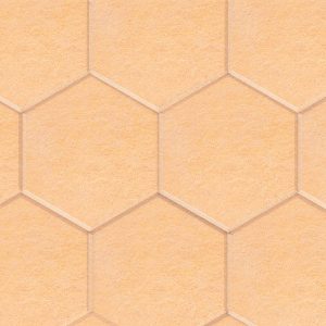 CoCo-Home免膠立體吸音隔音板_六角形淡粉橘