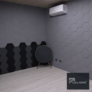 CoCo-Home宅家居-免膠立體吸音隔音板案例