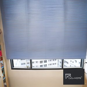 CoCo-Home宅家居-科技百葉窗簾案例-LB025-4-藍色絲紋