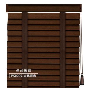 CoCo-Home防水木百葉窗簾_大地深咖 PS0009