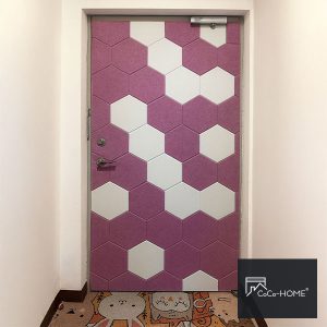 CoCo-Home宅家居-免膠立體吸音隔音板案例