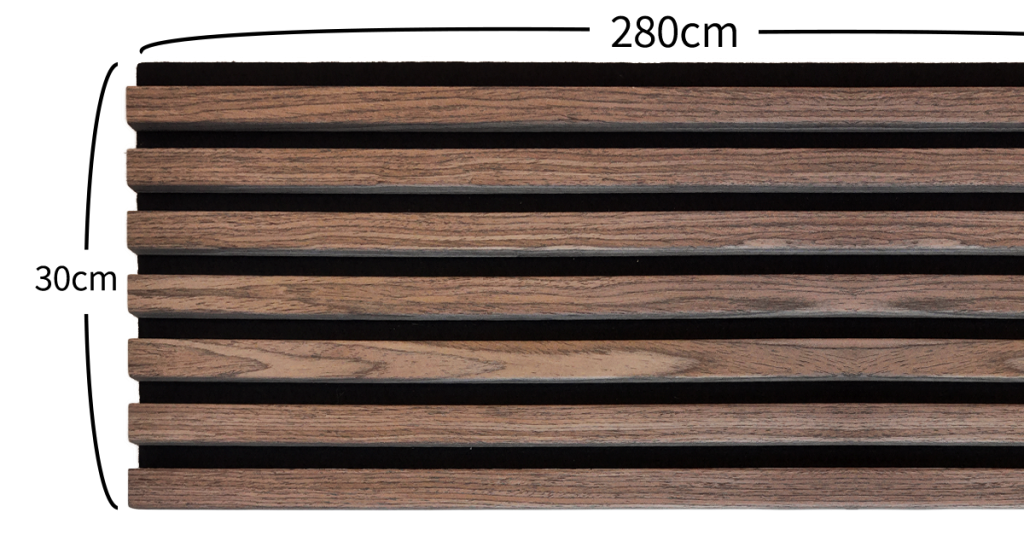 CoCo-Home宅家居-吸隔音木格柵板-胡桃木