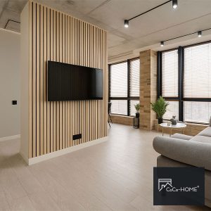 CoCo-Home吸隔音木格柵板-案例分享【白橡木】