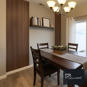 CoCo-Home吸隔音木格柵板-胡桃木