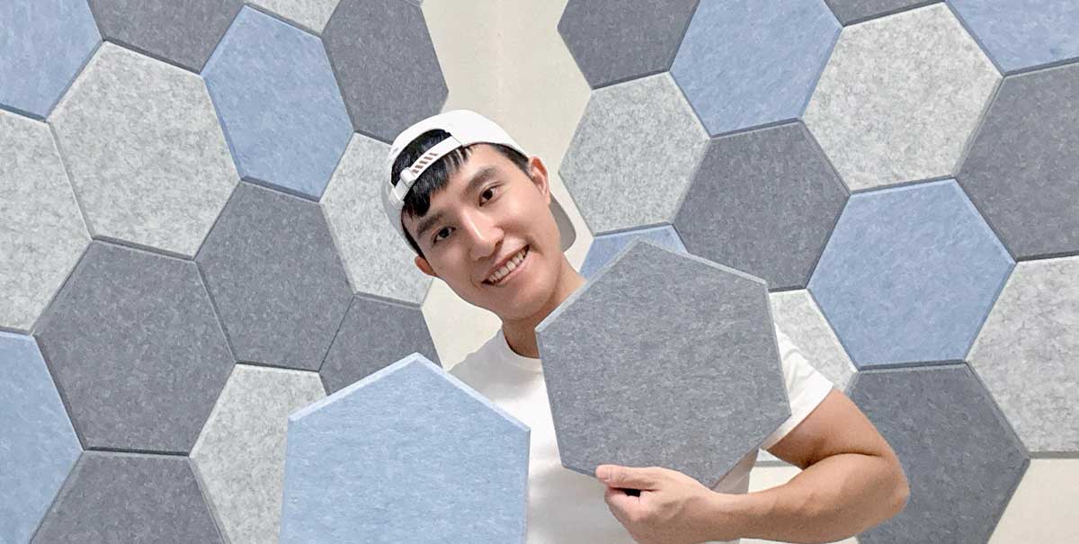 CoCo-Home免膠立體吸音隔音板-案例分享