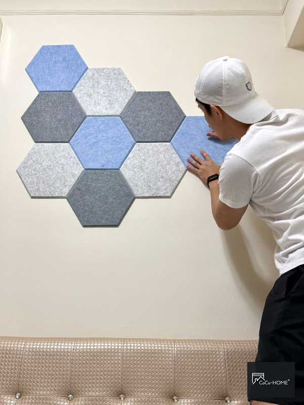 CoCo-Home免膠立體吸音隔音板-案例分享