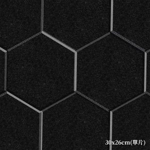 CoCo-Home免膠立體吸音隔音板_六角形黑色