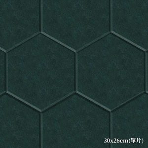 CoCo-Home免膠立體吸音隔音板_六角形森林綠